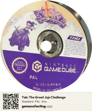 Tak: The Great Juju Challenge Nintendo GameCube, PAL disc