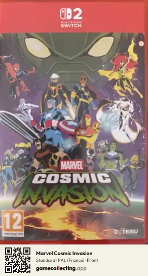 Marvel Cosmic Invasion Nintendo Switch 2, France box front