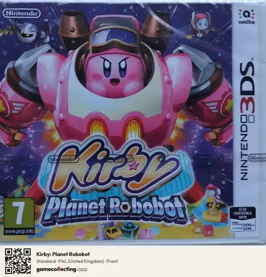 Kirby: Planet Robobot Nintendo 3DS, United Kingdom box front