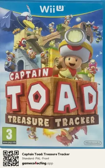 Captain Toad: Treasure Tracker Nintendo Wii U, PAL box front