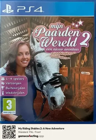 My Riding Stables 2: A New Adventure PlayStation 4, PAL box front
