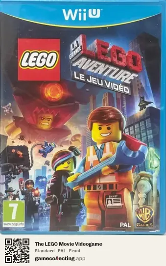 The LEGO Movie Videogame Nintendo Wii U, PAL box front