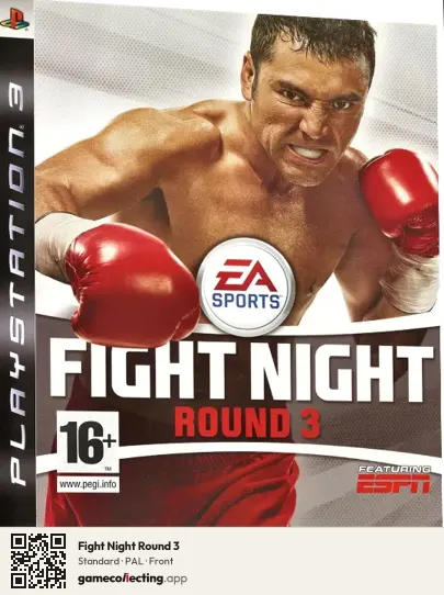 Fight Night Round 3 PlayStation 3, PAL box front