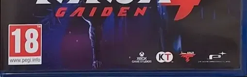 Ninja Gaiden 4, the PEGI square on its front