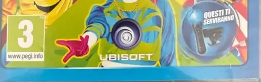 Just Dance 2015, the PEGI square on its front