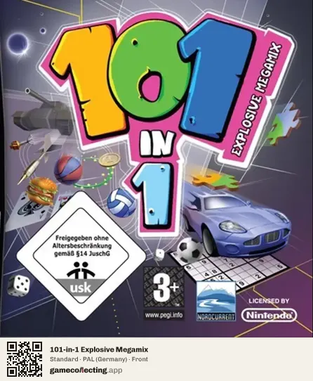 101-in-1 Explosive Megamix Nintendo DS, Germany box front