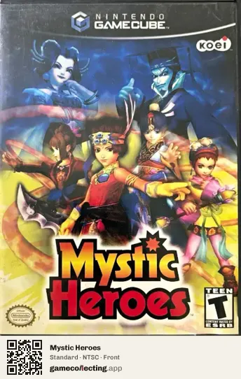 Mystic Heroes Nintendo GameCube, NTSC box front