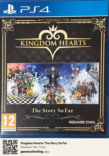 Kingdom Hearts: The Story So Far PlayStation 4, PAL box front