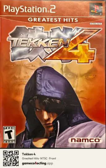Tekken 4 PlayStation 2, NTSC box front