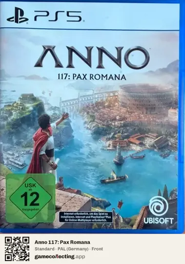 Anno 117: Pax Romana PlayStation 5, Germany box front