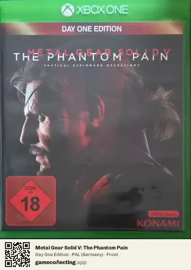 Metal Gear Solid V: The Phantom Pain Xbox One, Germany box front
