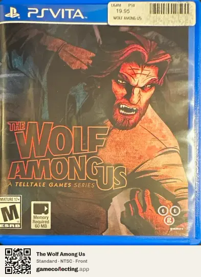 The Wolf Among Us PlayStation Vita, NTSC box front
