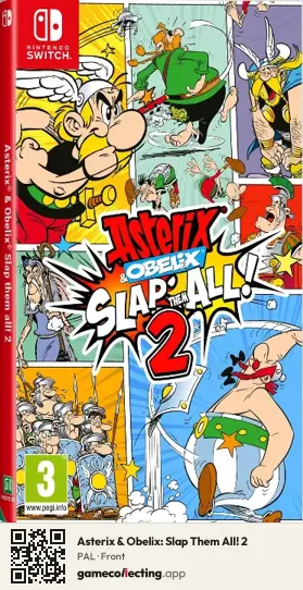 Asterix & Obelix: Slap Them All! 2 Nintendo Switch, PAL box front