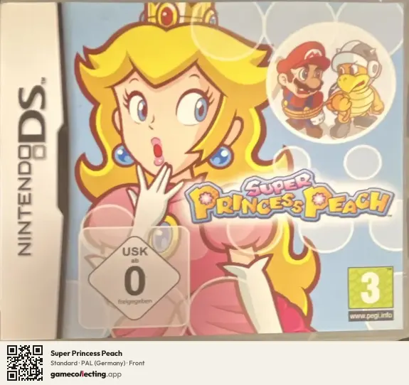 Super Princess Peach Nintendo DS, Germany box front