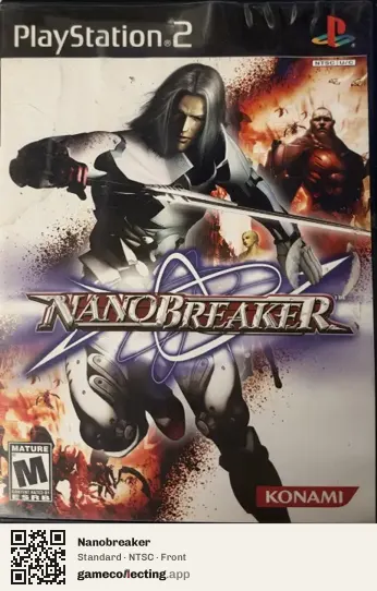 Nanobreaker PlayStation 2, NTSC box front