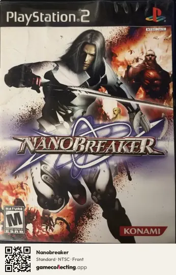 Nanobreaker PlayStation 2, NTSC box front