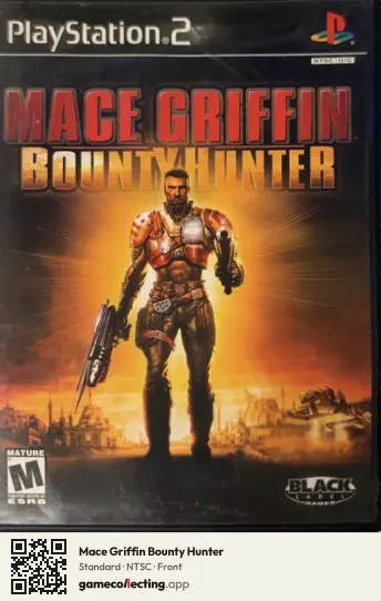 Mace Griffin Bounty Hunter PlayStation 2, NTSC box front