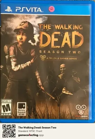 The Walking Dead: Season Two PlayStation Vita, NTSC box front