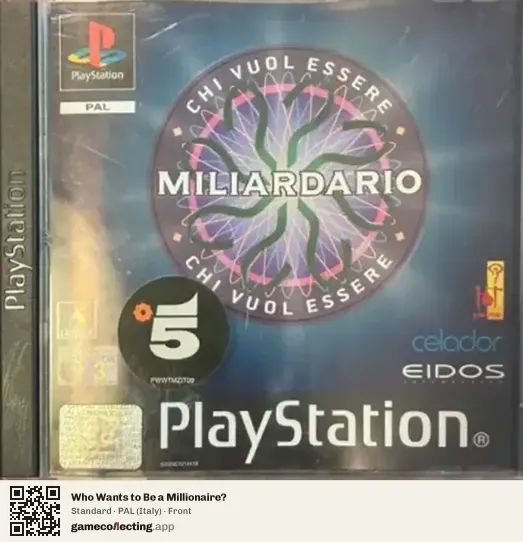 Who Wants to Be a Millionaire? PlayStation, Italy box front