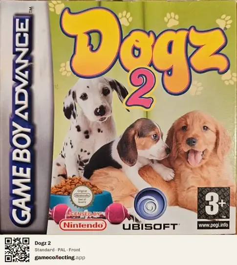 Dogz 2 Game Boy Advance, PAL box front