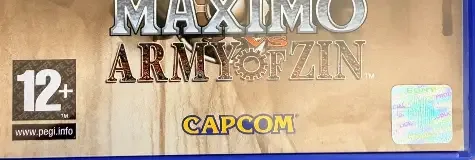 Maximo vs. Army of Zin, the PEGI square on its front
