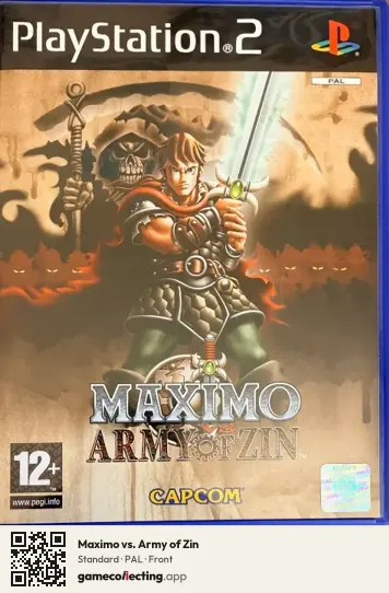 Maximo vs. Army of Zin PlayStation 2, PAL box front
