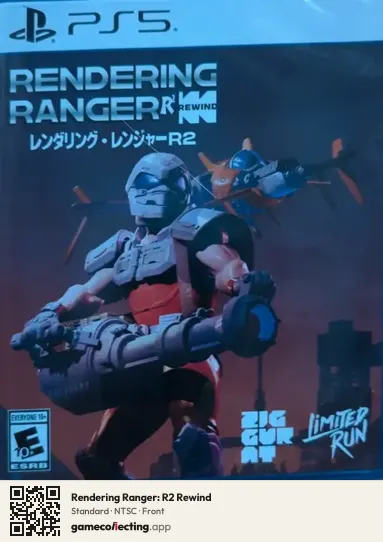 Rendering Ranger: R2 Rewind PlayStation 5, NTSC box front