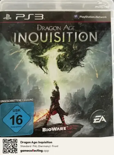 Dragon Age: Inquisition PlayStation 3, Germany box front