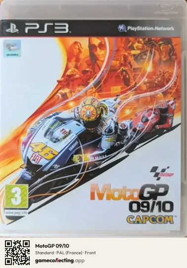 MotoGP 09/10 PlayStation 3, France box front