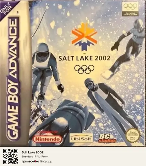 Salt Lake 2002 Game Boy Advance, PAL box front