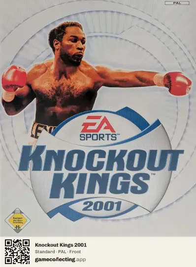 Knockout Kings 2001 PlayStation 2, PAL box front