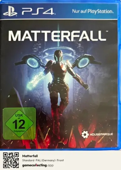 Matterfall PlayStation 4, Germany box front