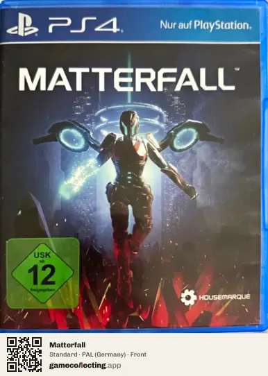 Matterfall PlayStation 4, Germany box front