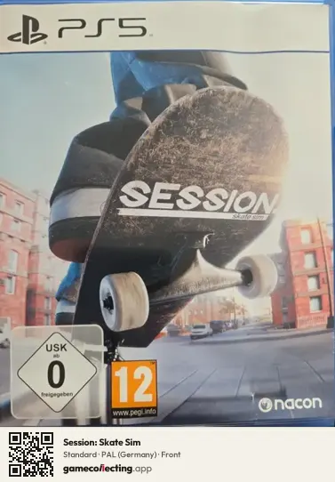 Session: Skate Sim PlayStation 5, Germany box front