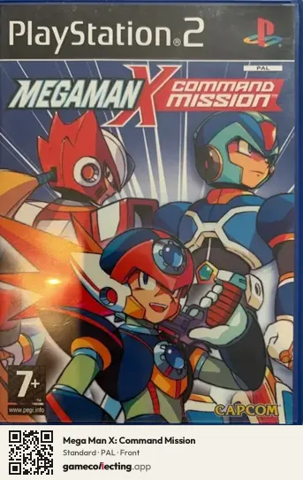 Mega Man X: Command Mission PlayStation 2, PAL box front