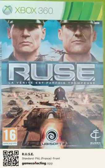 R.U.S.E. Xbox 360, France box front