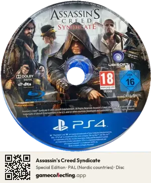 Assassin's Creed Syndicate PlayStation 4, PAL disc
