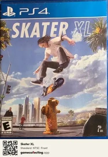 Skater XL PlayStation 4, NTSC box front