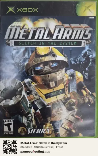 Metal Arms: Glitch in the System Xbox, Australia box front