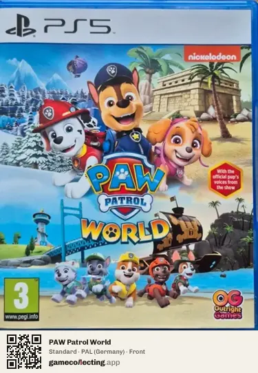 PAW Patrol World PlayStation 5, Germany box front