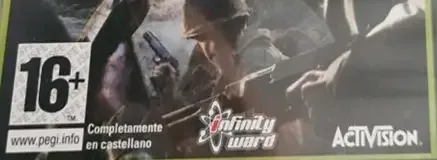 Call of Duty 2, the PEGI square on its front