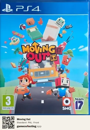 Moving Out PlayStation 4, PAL box front