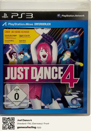 Just Dance 4 PlayStation 3, Germany box front