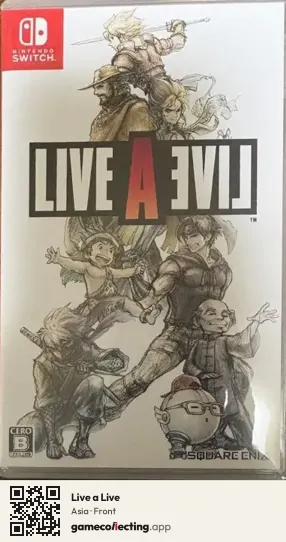 Live a Live Nintendo Switch, Asia box front