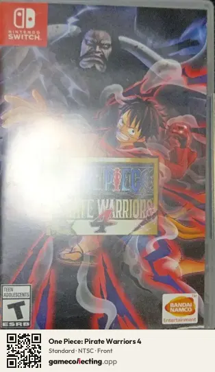 One Piece: Pirate Warriors 4 Nintendo Switch, NTSC box front