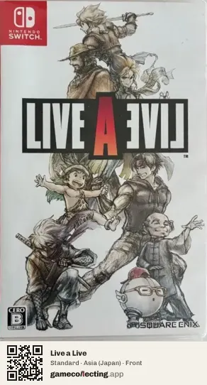 Live a Live Nintendo Switch, Japan box front