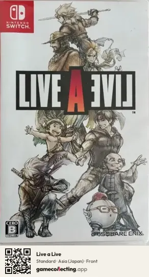 Live a Live Nintendo Switch, Japan box front