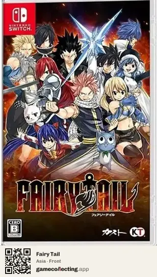 Fairy Tail Nintendo Switch, Asia box front