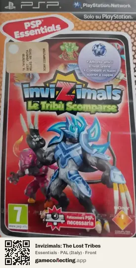 Invizimals: The Lost Tribes PlayStation Portable, Italy box front