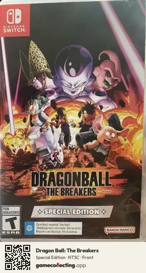 Dragon Ball: The Breakers Nintendo Switch, NTSC box front